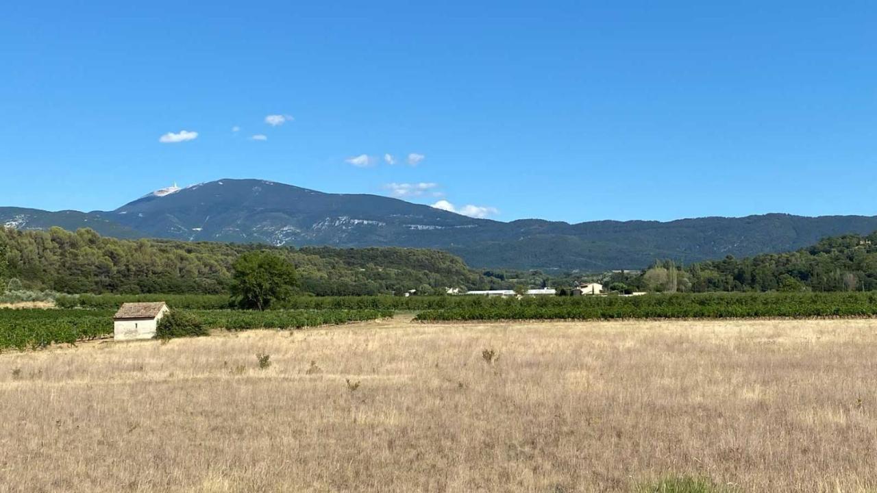 Villa Spacieuse Avec Terrasse Et Vue Mont Ventoux Entrechaux Exterior photo